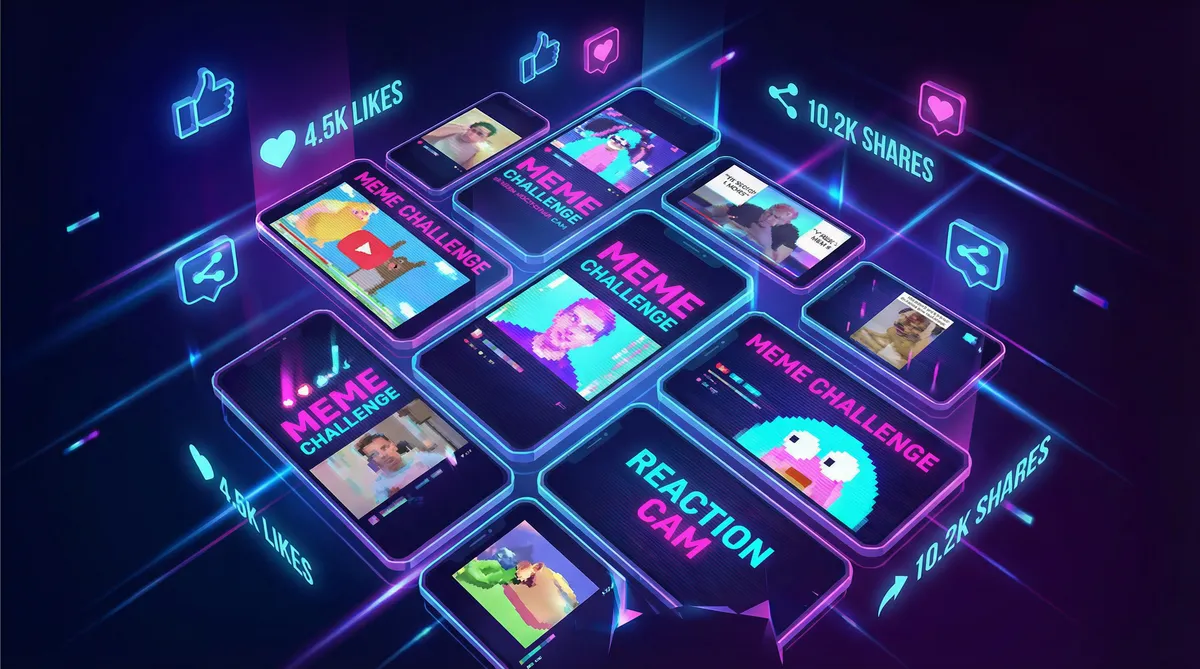 douyin tiktok 热梗挑战活动 - 用户二次创作展示